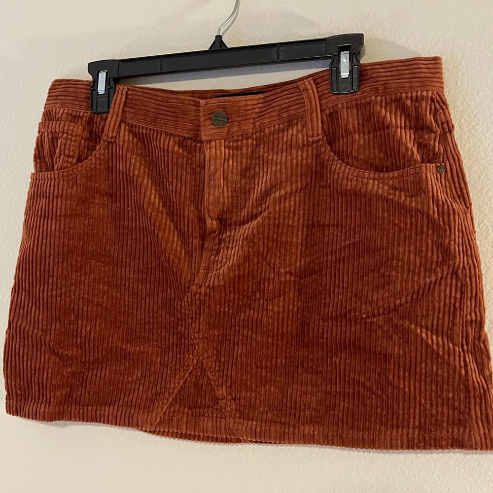 Sanctuary Womens Corduroy Mini Mini Skirt
